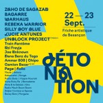 FESTIVAL DETONATION - Concerts du vendredi 22 et samedi 23 septembre 2023 à partir de 18h30