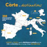 carte des destinations Homair